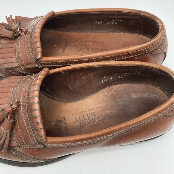 Allen Edmonds Bridgeton Mens Slip On Tassel Shoes - Picture 5 of 9